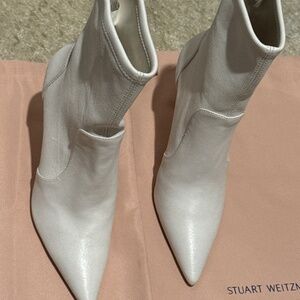 SW Power 100 bootie , white ankle boot